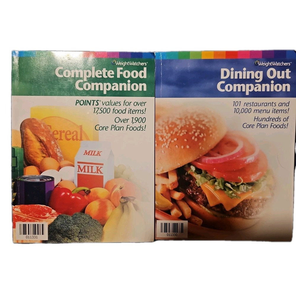 Weight Watchers Complete Food Companion‎ Dining Out Book Bundle Lot 2003